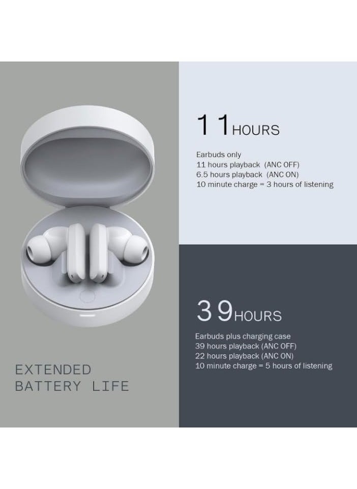 CMF - Buds Pro Wirelesss Earphones with 45 dB ANC  Ultra Bass Technology  Custom Dynamic Bass  IP54 Dust and Water Resistance  6 HD Mics and Up to 39 Hours of Battery - Black - Image 1