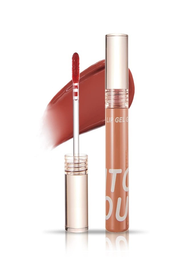INTO YOU Lip Gloss, Lip Stain Long Lasting, Lip Tint, Lip Plumper Gloss, Glitter Lip Gloss, Liquid Lipstick, Lip Oil, Vivid Color, Smudge-Proof, Lightweight, Naturally Moisturizing (G08) - Image 1