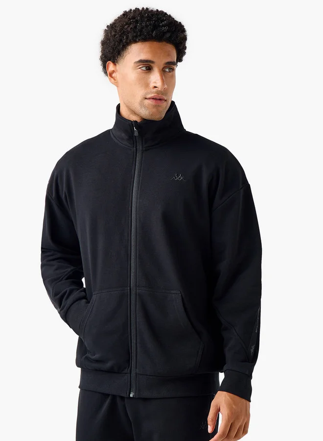 Kappa Men Regular Fit High Neck Sweatshirt