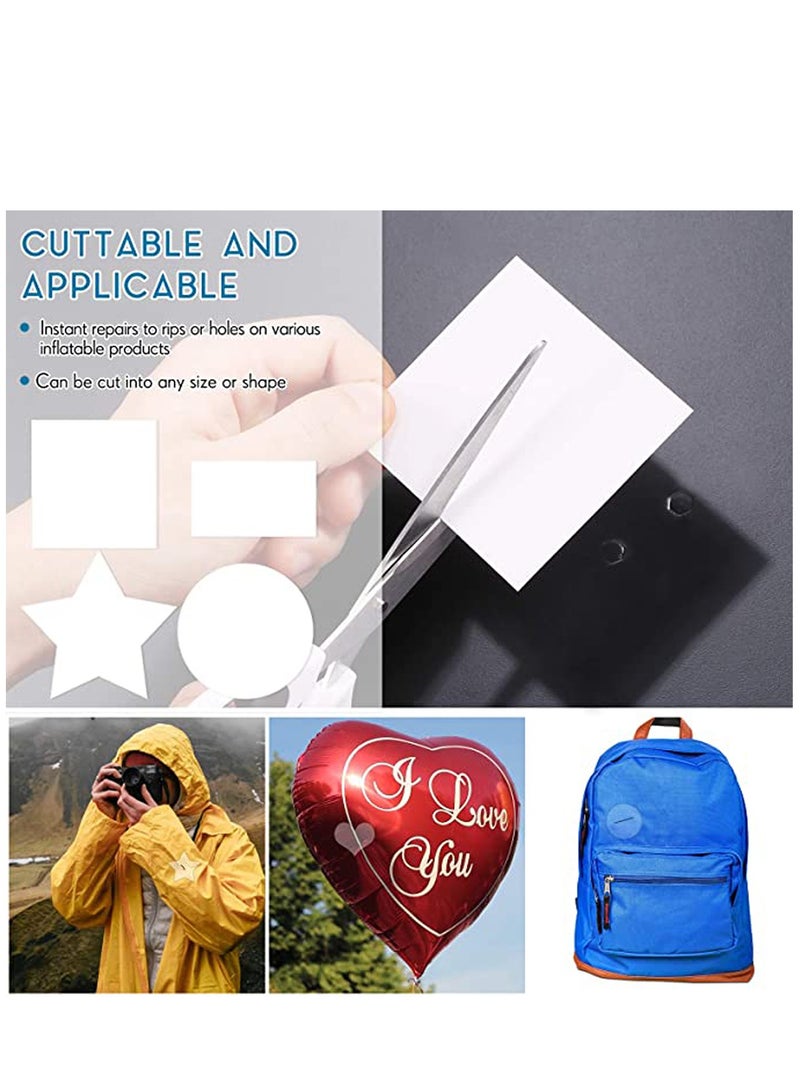 Excefore 20 Pieces TPU Inflatable Patch Repair Kit, Air Mattresses Repair Tool for Inflatable Toys Swimming Pools Ring Inflatable Boats - Image 5