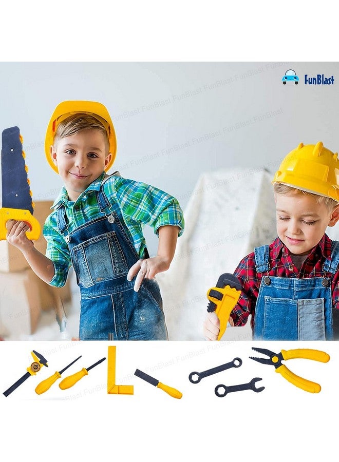 FunBlast Little Engineer Tool Kit Construction Toys for 3+ Years Kids, Boys Pretend Play Toys for Kids (Pack of 11 Pcs; Multicolor) - Image 2