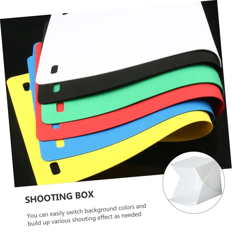 Portable Mini LED Light Box Photography Studio Tent With Backdrops 20x20cm - Image 3
