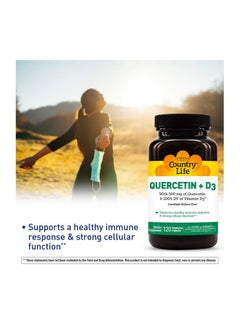 Country Life Quercetin + Vitamin D3 With 500Mg Of Quercetin & 100% Daily Value Of Vitamin D3 30 Vegetarian Capsules Certified Gluten Free Certified Vegetarian  - Image 5