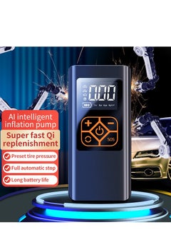 GULFLINK Arabic Tire Inflator Portable Air Compressor  With 4000mAh Rechargeable Battery. Car Tire Inflator 150PSI Cordless Tire Inflator with Digital LCD Air Pump for Car/Bike/Motor/Ball Etc.  - Image 2