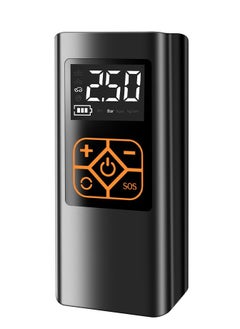 GULFLINK Arabic Tire Inflator Portable Air Compressor  With 4000mAh Rechargeable Battery. Car Tire Inflator 150PSI Cordless Tire Inflator with Digital LCD Air Pump for Car/Bike/Motor/Ball Etc.  - Image 1