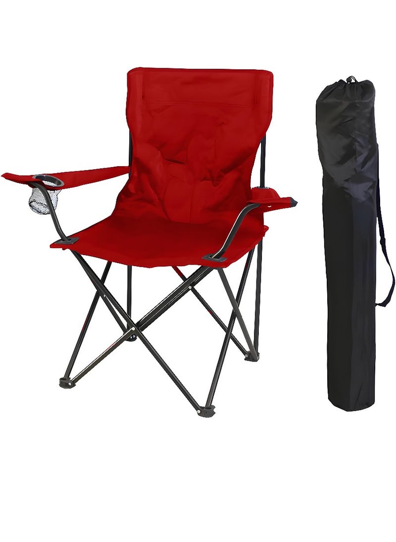 Eversteel - Camping chair Extremely compact ultralight folding chair with cup holder - Image 1