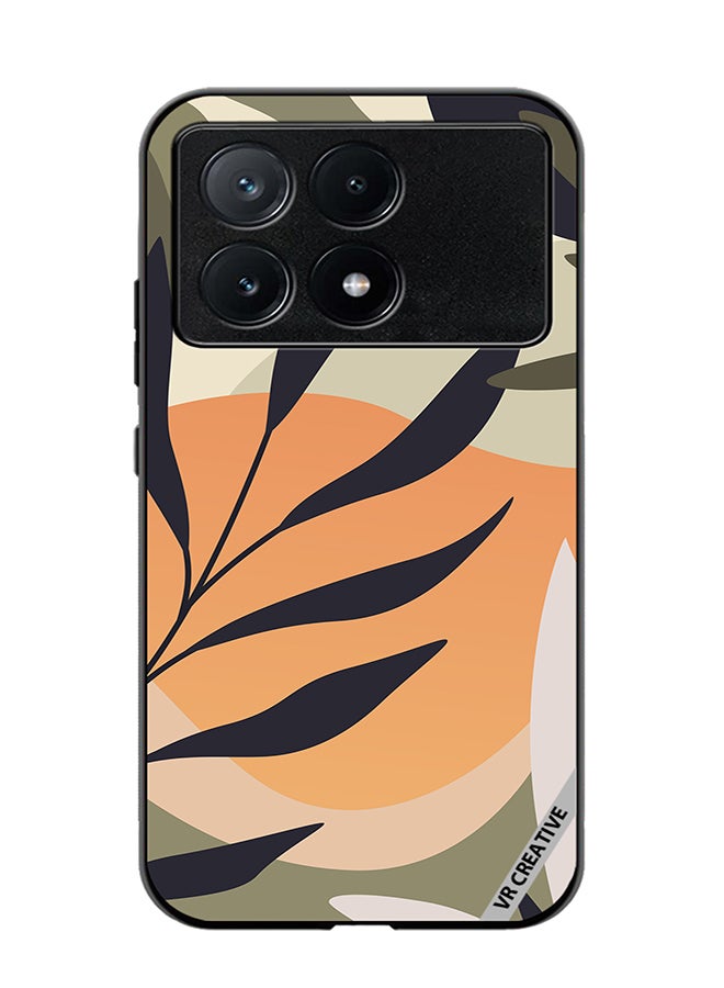 VR CREATIVE Protective Case Cover For Xiaomi Poco X6 Pro Leaf Tropical Design Multicolour - Image 1