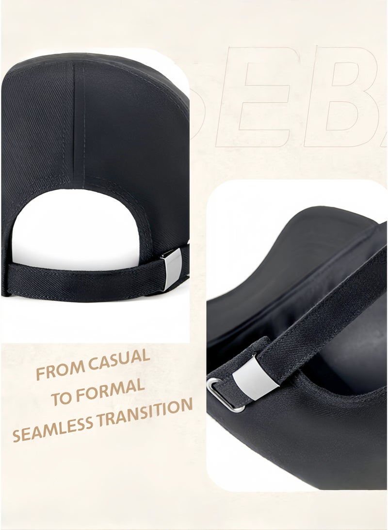 لويال قبعة بيسبول للأشخاص في منتصف العمر وكبار السن مع محيط رأس كبير، قبعة دافئة، قبعة مقاومة للرياح لركوب الدراجات في الهواء الطلق والتخييم - Image 5