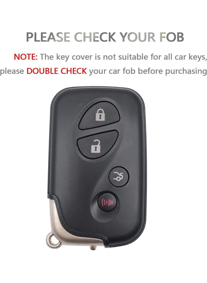 NOSKIN Leather Key Cover Fit for Lexus ES350 GS300 GS430 GS450h GS460 IS250 IS350 LS460 LX570 RX350 Smart Key Holder Car Accessories (Blue) - Image 2