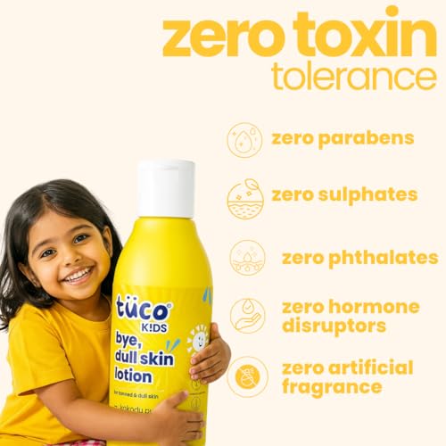 Tuco® Body Lotion for Dry & Oily Skin Kids, Women, Men | Daily Use | Removes Tan, Moisturizes, Hydrates & Nourishes | Enriched with Shea Butter, Turmeric, Kakadu Plum | SLS & Paraben free | 400 ml - Image 4