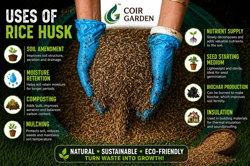 COIR GARDEN - Organic Husk Powder- 1 KG - Image 4