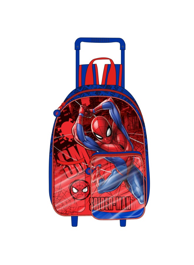 MARVEL Spider-Man Junior 3 in 1 Set (14" Trolley Bag with Lunch Box & Water Bottle) - Image 5