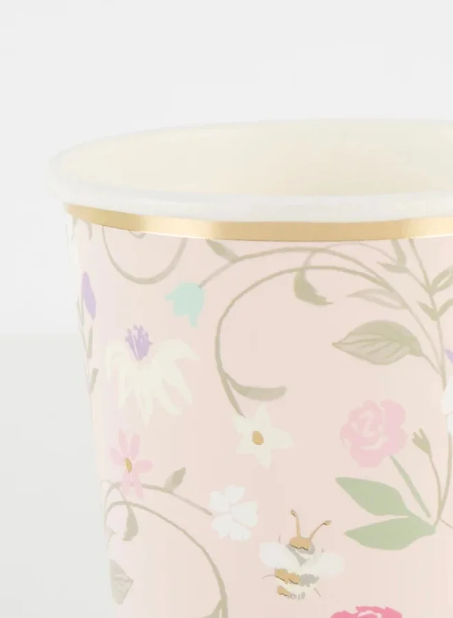 Meri Meri Laduree Paris Floral Cups