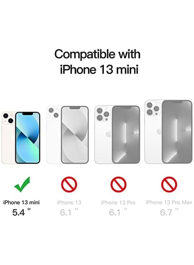 جي تيك جراب مغناطيسي لهاتف Iphone 13 Mini مقاس 5.4 بوصة متوافق مع الشحن اللاسلكي Magsafe غطاء ممتص للصدمات للهاتف مضاد للخدش شفاف - Image 2