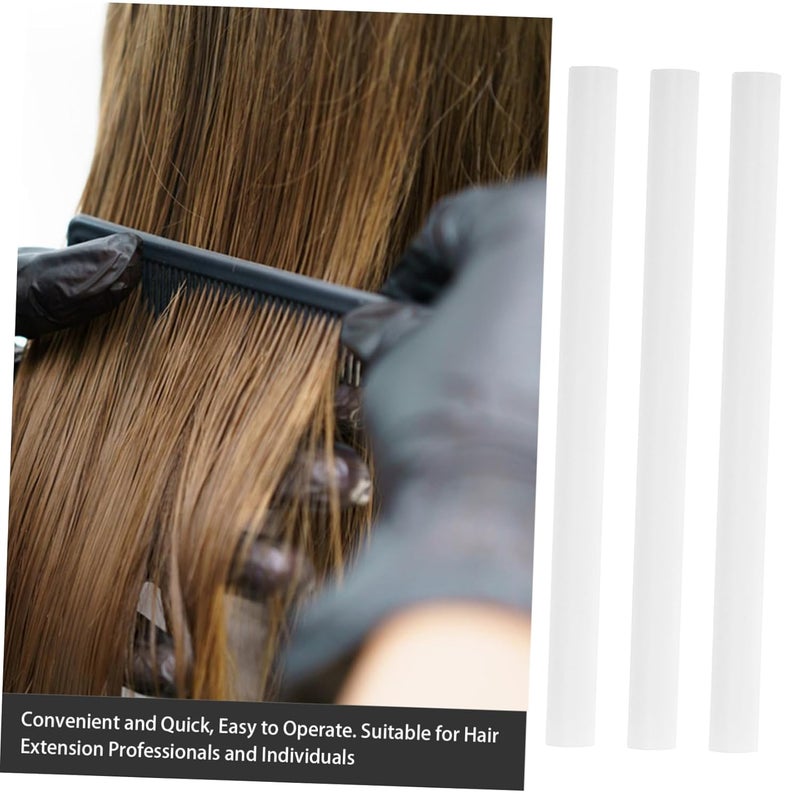 12pcs High Adhesive Hot Melt Glue Sticks for Hair Extensions DIY Hair Styling Tools for Seamless Bonding and Crafting - Image 3