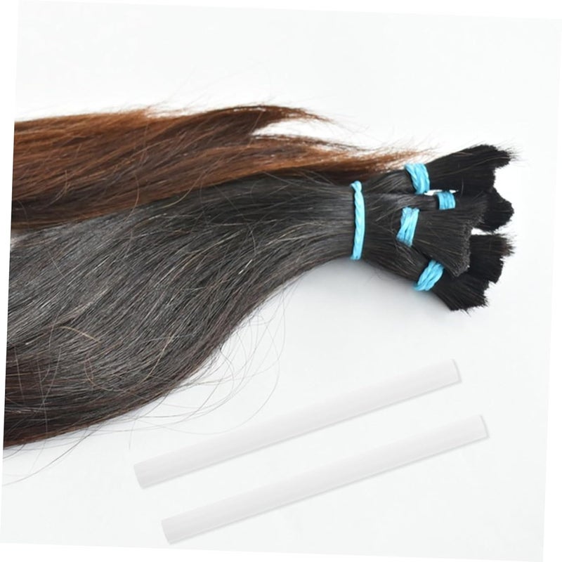 12pcs High Adhesive Hot Melt Glue Sticks for Hair Extensions DIY Hair Styling Tools for Seamless Bonding and Crafting - Image 4