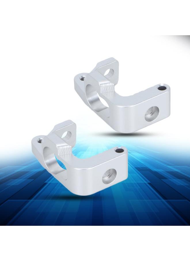 Thoraya - Aluminum Alloy Front Hub Carrier(L/R) for RC HPI 1/8 WR8 FLUX Ken Block Gymkhana Silver - Image 1