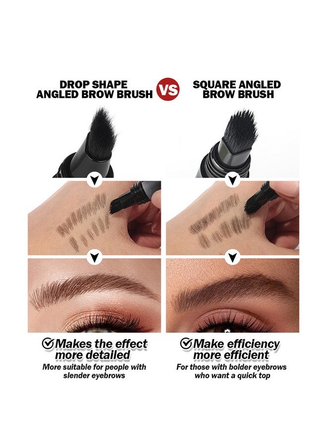 Peehss Brow-Fection Angled Brush & Dip Liquid Eyebrow Gel, Brow Lamination & Powder Pen, Eyebrow Hair Stroke Brush, Wild Eyebrow Pencil Waterproof Long Lasting Quick Drying (#02 Taupe) - Image 5