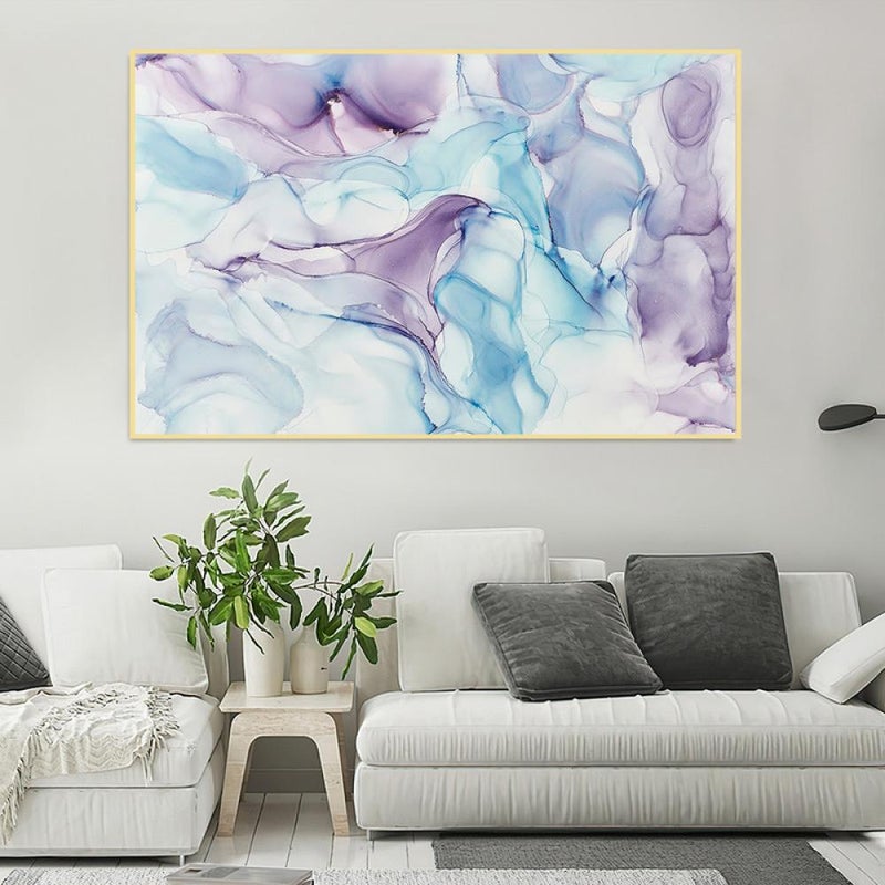 Marktna One abstract art canvas print with a hollow frame, measuring (90×60) - Image 2