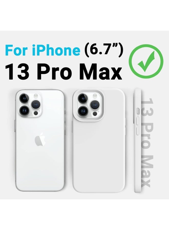 جراب iPhone 13 Pro Max، غطاء سيليكون سائل ناعم رفيع مضاد للخدش ومقاوم للصدمات لهاتف iPhone 13 Pro Max مقاس 6.7 بوصة - Image 2