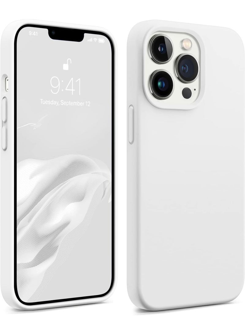جراب iPhone 13 Pro Max، غطاء سيليكون سائل ناعم رفيع مضاد للخدش ومقاوم للصدمات لهاتف iPhone 13 Pro Max مقاس 6.7 بوصة - Image 1