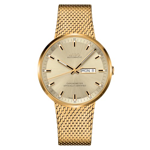 MIDO Commander Icône - Swiss Automatic Watch for Men - Yellow Dial - Case 42mm - M0316313302100 - Image 1