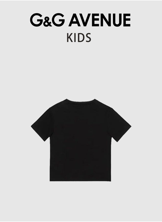 G&G AVENUE Boys' Short Sleeve Pocket Logo Crew Neck T-Shirt, Soft, Comfortable, Relaxed Fit  - Image 3