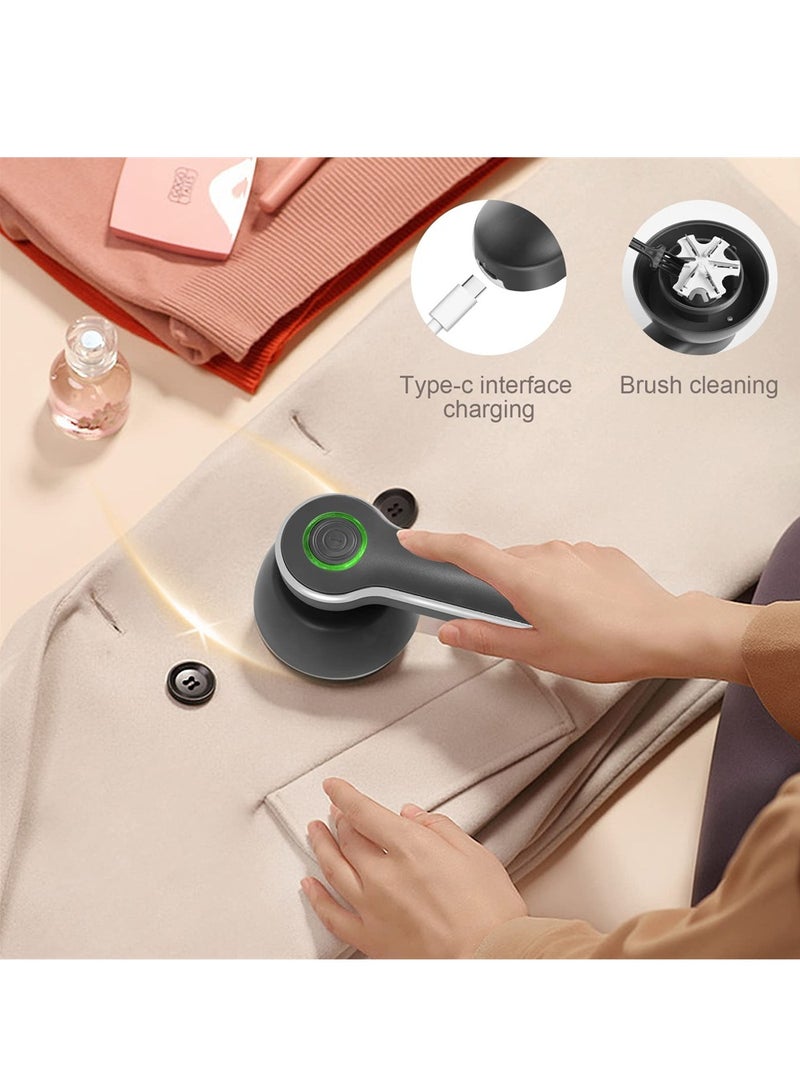 KASTWAVE Fabric Shaver, Portable Electric Lint Remover with 2 Extra Blades, Sweater Shavers to Remove Pilling, USB Electric Lint Remover Rechargeable for Clothing Furniture Carpet Lint Balls Bobbles - Image 4