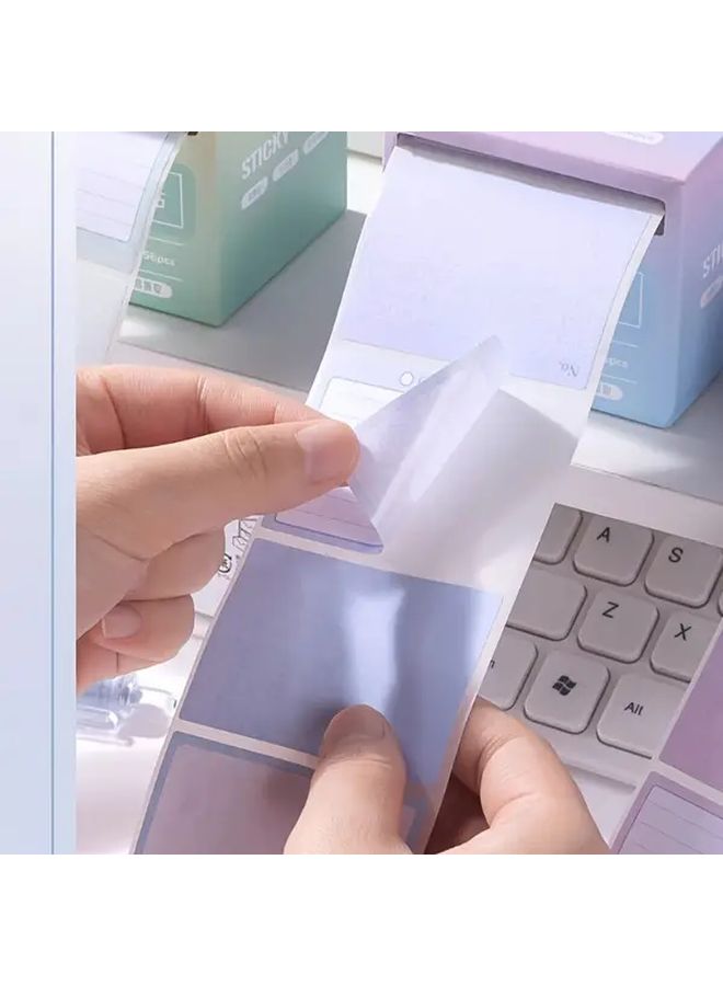 Pink Sticky Notes 256 Sheets Fully Adhesive 8 Formats For Office Home School - Image 5