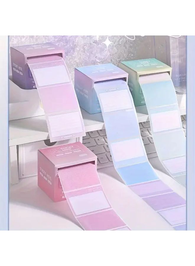 Pink Sticky Notes 256 Sheets Fully Adhesive 8 Formats For Office Home School - Image 1