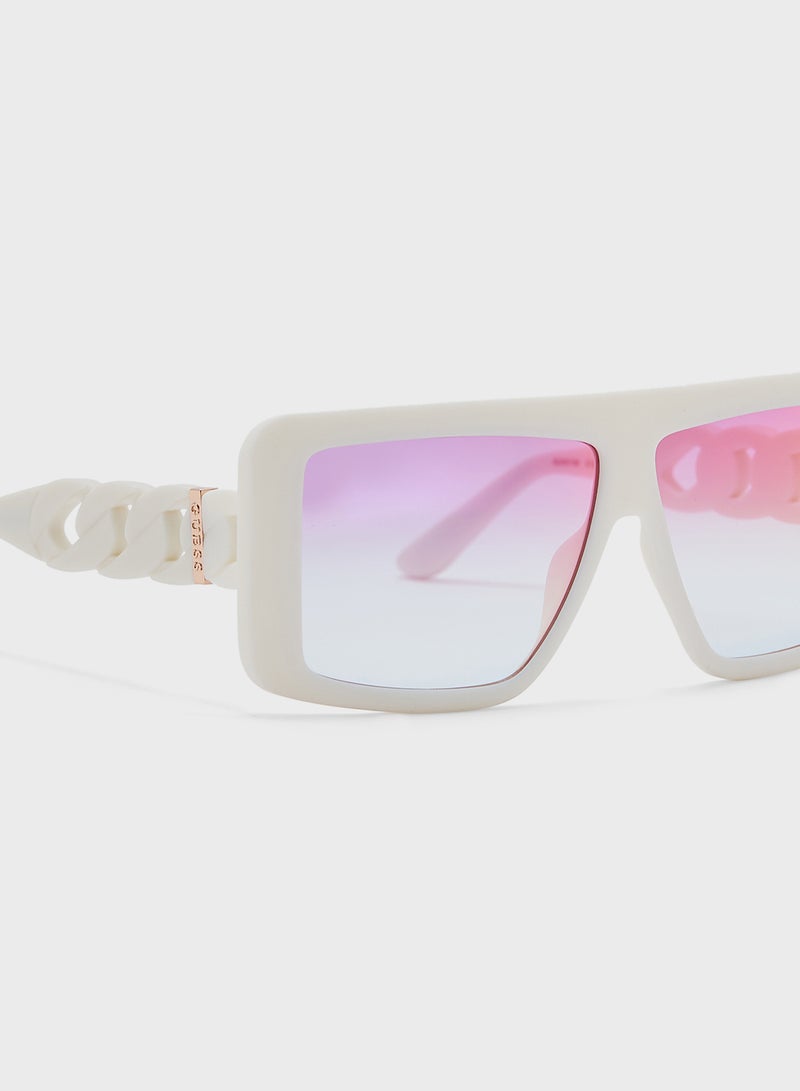 GUESS Square Oversized Sunglasses - Image 4