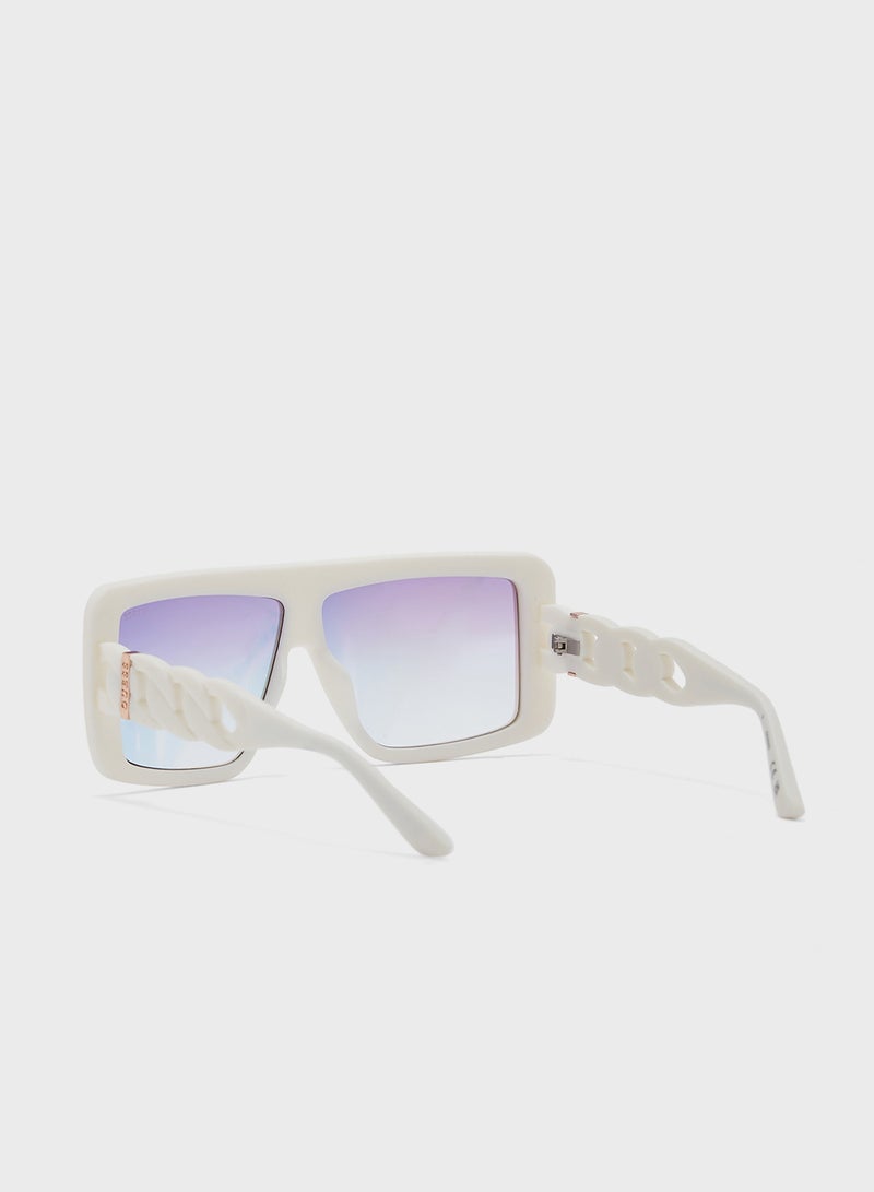 GUESS Square Oversized Sunglasses - Image 3