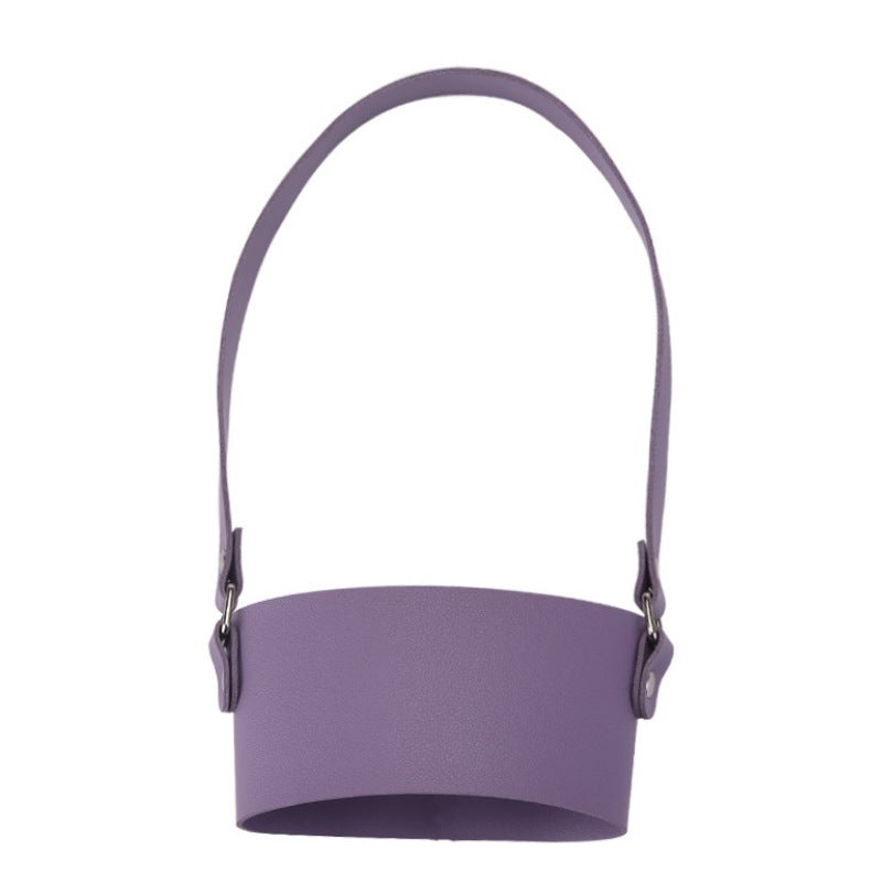 Large Capacity Insulated Ice Cup Sleeve Purple 