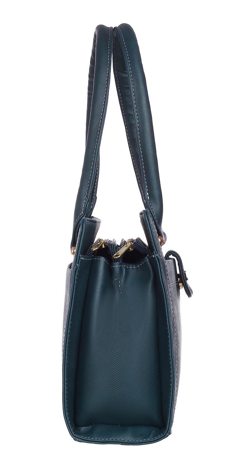 Keywest Women's Britney Satchel Tote Handbag for Women | Ladies purse | Stylish Shoulder Bag | Gift For Woman | Blue - Image 4