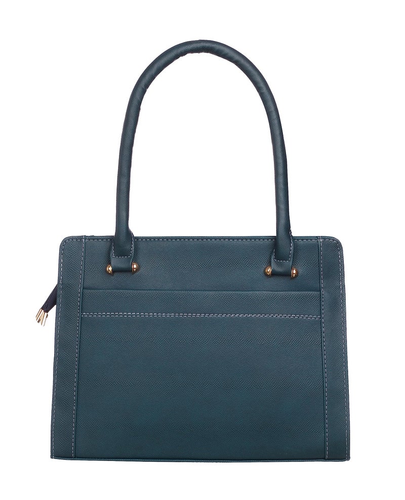 Keywest Women's Britney Satchel Tote Handbag for Women | Ladies purse | Stylish Shoulder Bag | Gift For Woman | Blue - Image 3