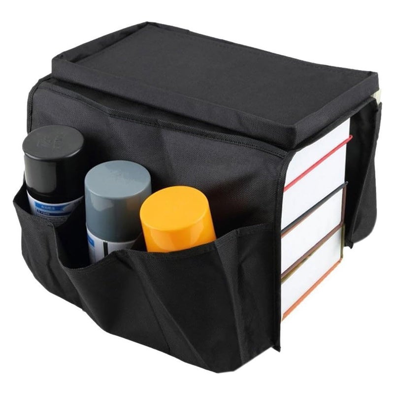 Izopla Izopla Sofa Arm Rest Hanging Storage Bag Convenient Storage Solution for Magazines iPads Books and More Ideal for Sofa Organization  - Image 1