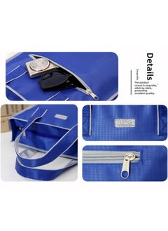 Generic Creative Zipper A4 File Bag OxFord Cloth File Bag Portable Business Meeting Briefcase InFormation Bag Printing-Color:Item No: 30378p Yellow  - Image 5