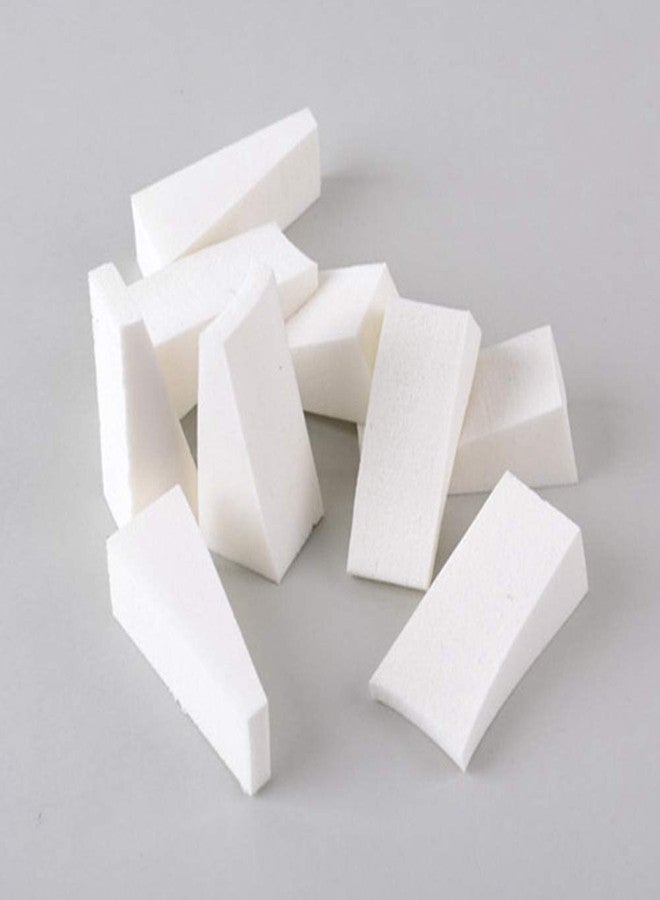 lasenersm 32 Pieces Gradient Nails Soft Sponges Nail Art Soft Sponge DIY Manicure Tool for Color Fade Manicure Nail Art Tools, White - Image 4