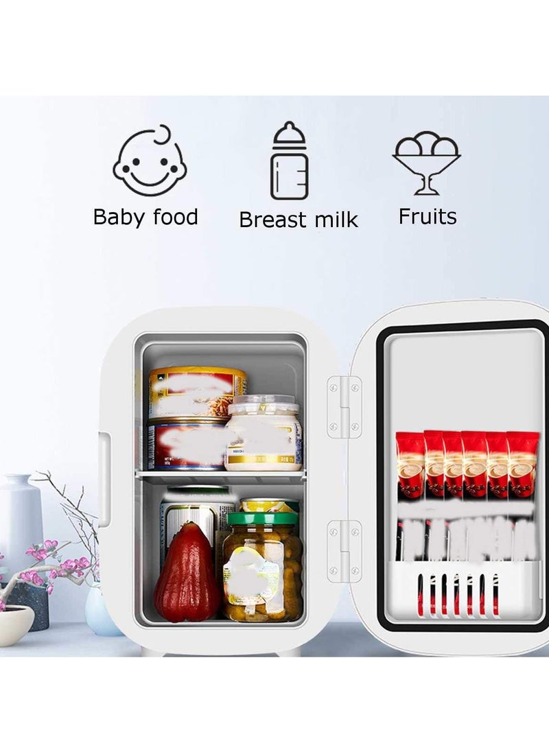 Cool Baby Style Mini Refrigerator 6 Liter Small Refrigerator Car Home Insulated Box Portable Freezer Dual Purpose Heating and Cooling  - Image 5