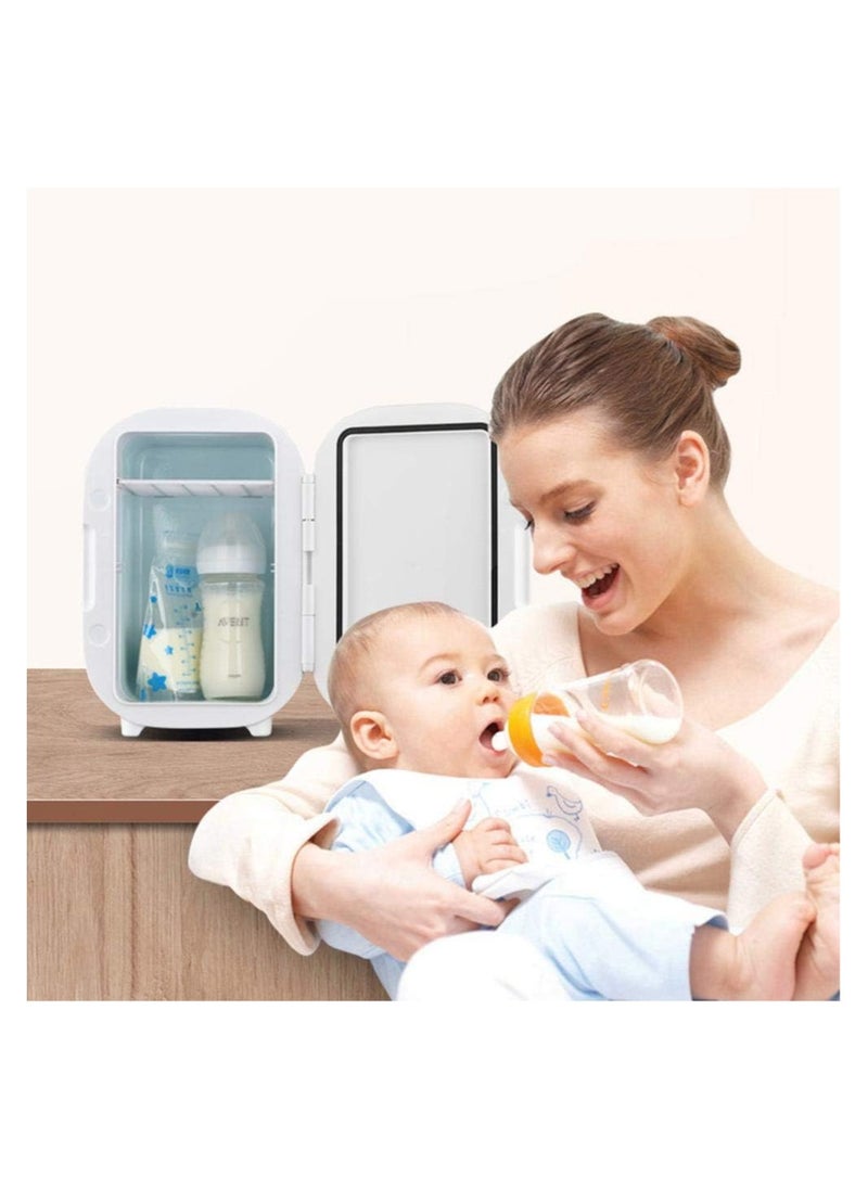 Cool Baby Style Mini Refrigerator 6 Liter Small Refrigerator Car Home Insulated Box Portable Freezer Dual Purpose Heating and Cooling  - Image 3