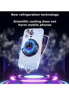 ماركة غير محددة S9 مشعاع شفط مغناطيسي لملحقات ألعاب IOS Android بالوعة حرارية رائعة مع زوج من الأكمام الإصبع  - Image 3