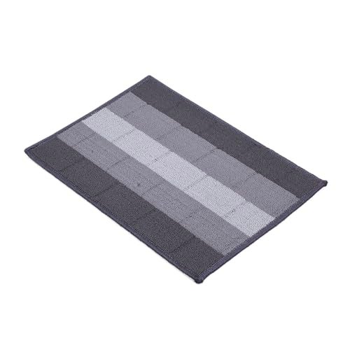 Status Contract Anti Slip Front Door Mat|(38x58cm) Living Room Rug for Entrance Door|Polypropylene Floor Mats for Home|Essential Small Rugs for Office, Bedroom & Kitchen|Grey | Set of 1 - Image 3