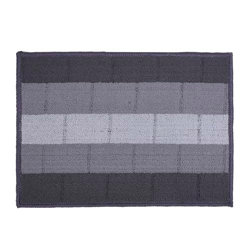Status Contract Anti Slip Front Door Mat|(38x58cm) Living Room Rug for Entrance Door|Polypropylene Floor Mats for Home|Essential Small Rugs for Office, Bedroom & Kitchen|Grey | Set of 1 - Image 2