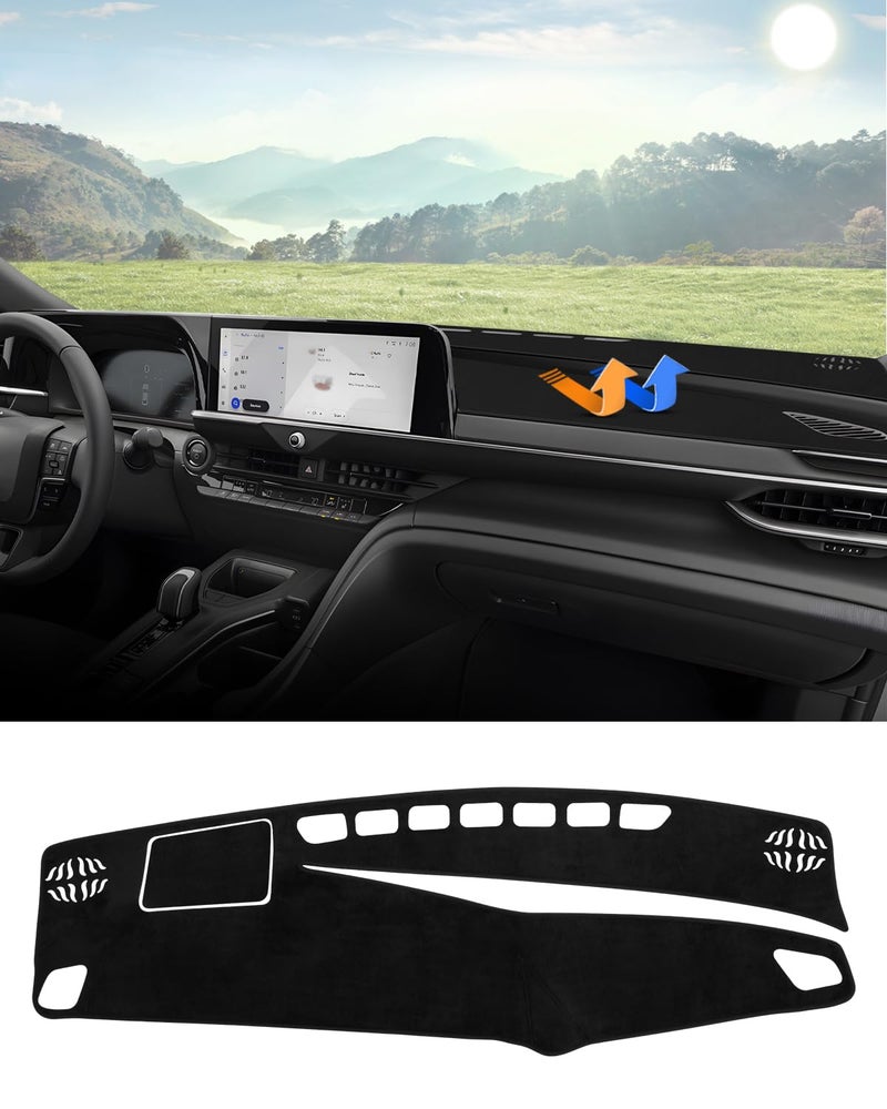 Autorder Dashboard Cover Mat Fit for 2023 2024 2025 2026 Toyota Crown Accessories Dash Cover Flannel Dash Mat Sunshade Glare UV Rays Protector - Image 1
