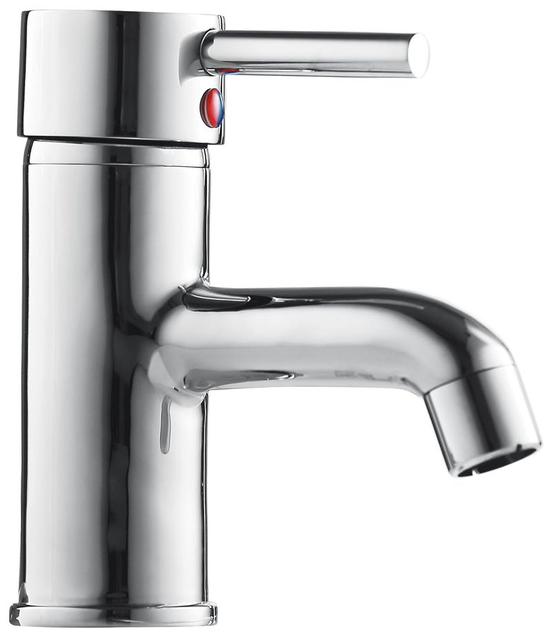 Hindware F280010CP Single Lever Basin Mixer Without Popup Waste (Flora) with Chrome Finish