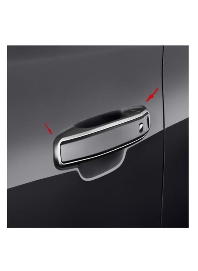 Chrome Door Handle Covers for GMC Yukon and Chevrolet Tahoe 2015–2020 Full Set Exterior Trim - Image 2
