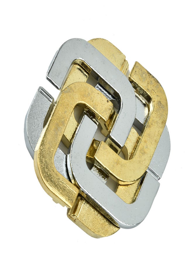 IQ Teaser Unlock Toy Adult Intelligent Puzzle Lock Educational Toy - Four Leaf Clover Lock - Image 5