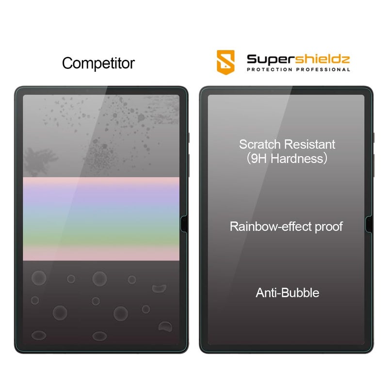 Supershieldz (2 Pack) Designed for Samsung Galaxy Tab S10 Lite / S10 FE / S9 FE (10.9 inch) / Tab S9 (11 inch) Screen Protector, (Tempered Glass) Anti Scratch, Bubble Free - Image 2