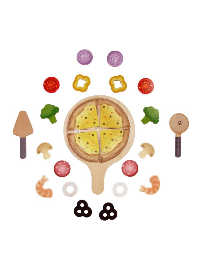 Hape مجموعة بيتزا مثالية للعب - Image 5