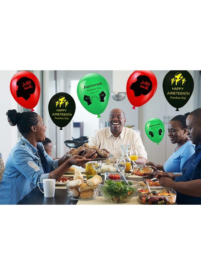 CupaPlay 36Pcs Happy Juneteenth Day Party Decorations Latex Balloons Freedom Day Patriotic Party Supplies Favors Wall Decor Balloon - Image 4